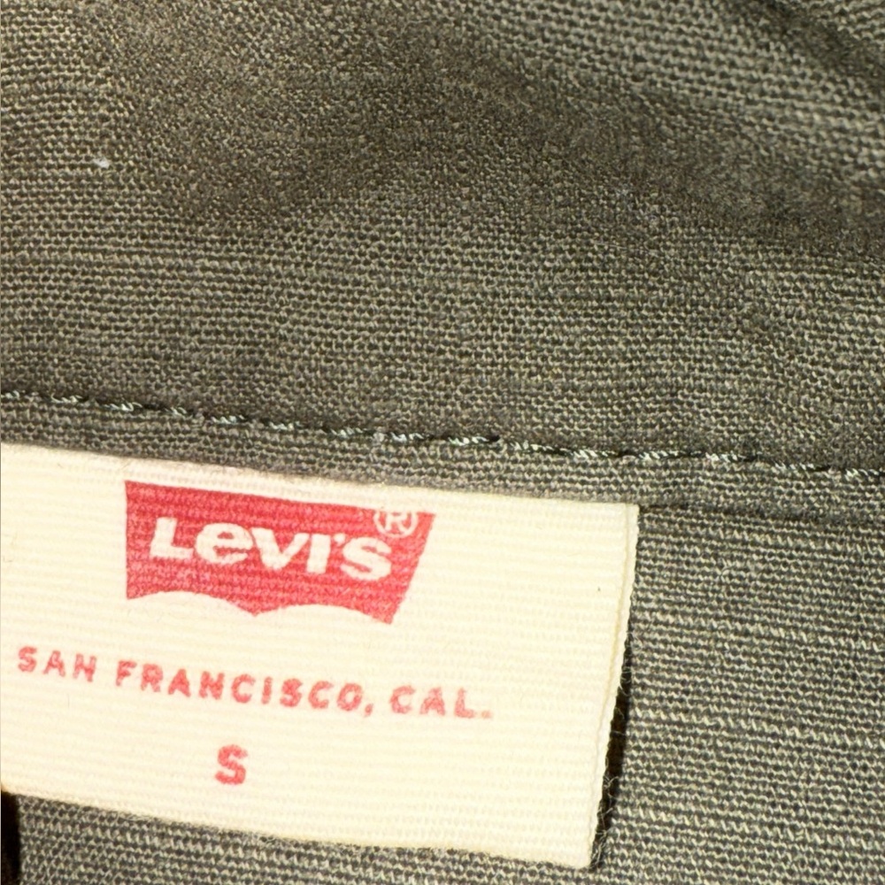 Levi’s Green SHORT SLEEVE BOILERSUIT Jumpsuit Size Small - Picture 6 of 6